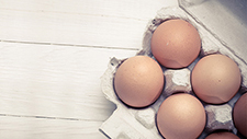 Healthy nutritious eggs